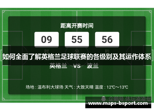 如何全面了解英格兰足球联赛的各级别及其运作体系